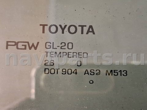 Стекло двери задней левой Toyota Sienna, 2011 г., арт. 317798, фото 5