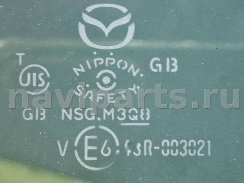 Стекло двери задней левой Mazda 6, 2011 г., OEM 43R003021, арт. 322507, фото 7