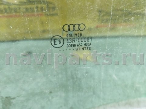 Стекло двери задней левой Audi A4 B6, 2000 г., арт. 74322, фото 2