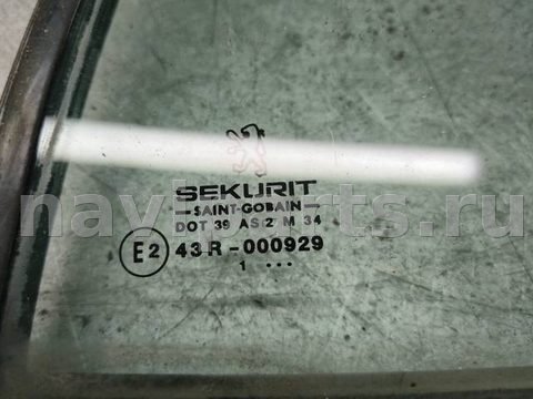 Стекло двери задней левой Peugeot 406 рестайлинг, 1999 г., арт. 93656, фото 2