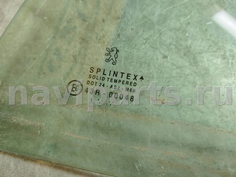 Стекло двери задней левой Peugeot 307, 2001 г., арт. 94118, фото 2