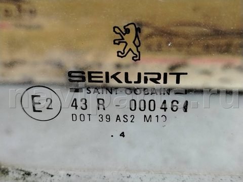 Стекло двери задней левой Peugeot 106, 1991 г., OEM 43r000464, арт. 96718, фото 2