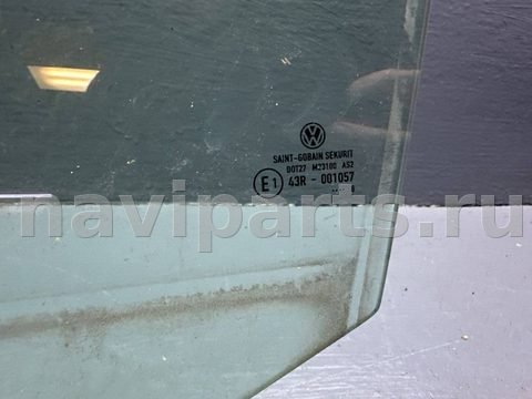 Стекло двери задней левой Volkswagen Golf, 2006 г., арт. B109501323, фото 2