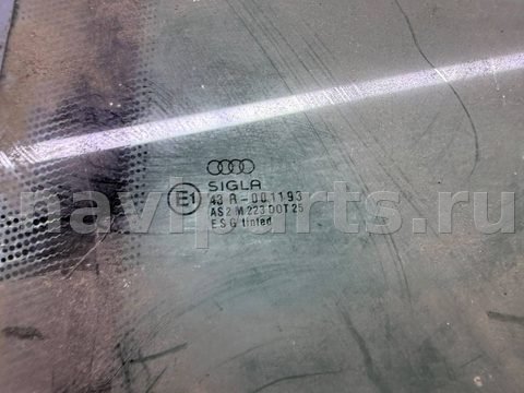 Стекло двери задней левой Audi 80 B4, 1995 г., арт. B111541581, фото 2