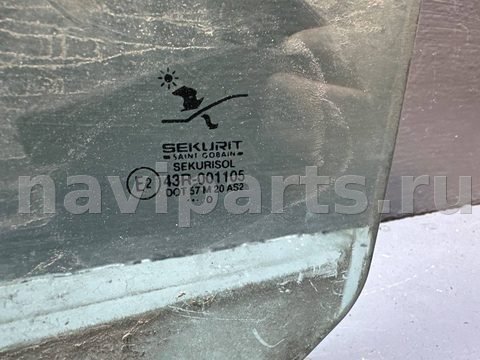 Стекло двери задней левой Saab 9-3, 2000 г., арт. B112014165, фото 2