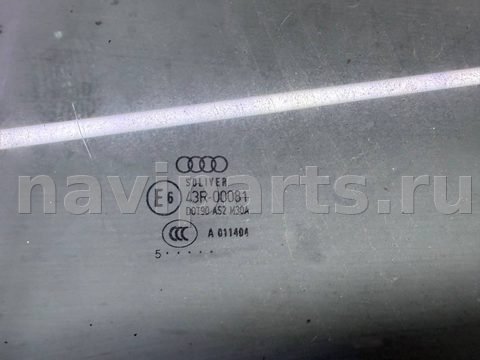 Стекло двери задней левой Audi A6 C6 (S6,RS6), 2006 г., OEM 4F9845205, арт. B113474810, фото 2