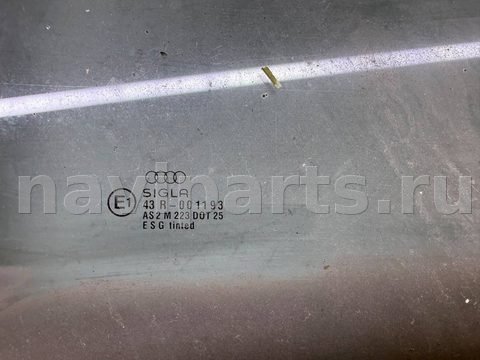 Стекло двери задней левой Audi 80 B3, 1990 г., OEM 893845025, арт. B113474939, фото 2