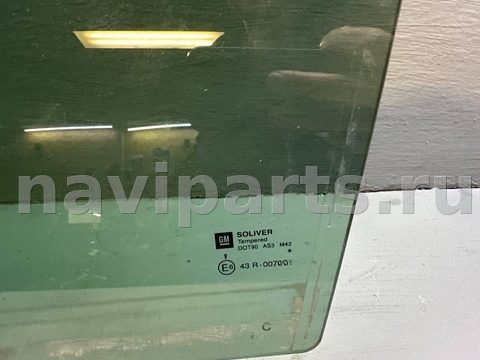 Стекло двери задней левой Opel Vectra C, 2007 г., OEM 13100221, арт. B113540487, фото 2