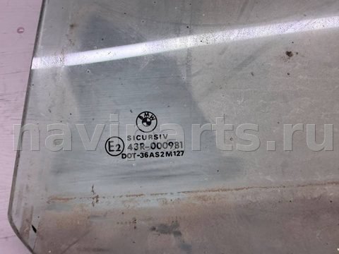 Стекло двери задней левой BMW 5 E39, 2000 г., арт. B113540629, фото 2