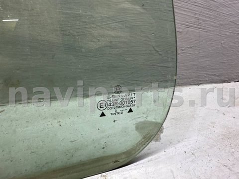 Стекло двери задней левой Volkswagen Golf, 1993 г., OEM 1H4845215A, арт. B113599590, фото 2