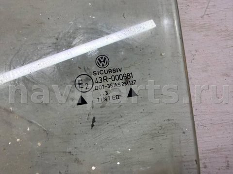 Стекло двери задней левой Volkswagen Passat B4, 1994 г., OEM 333845205, арт. B114364899, фото 2
