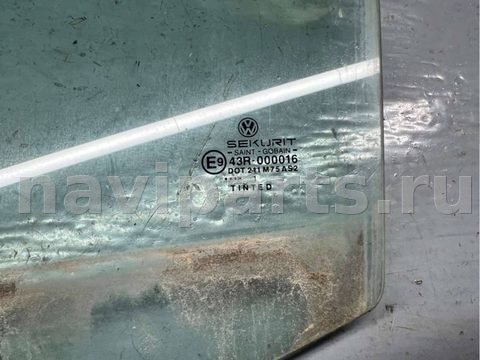 Стекло двери задней левой Volkswagen Polo, 2001 г., OEM 6N3845041, арт. B81154320, фото 2