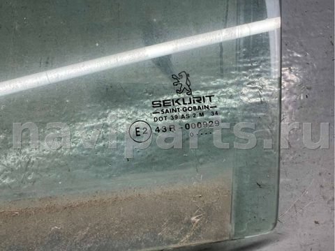 Стекло двери задней левой Peugeot 406, 2000 г., арт. B85223200, фото 2