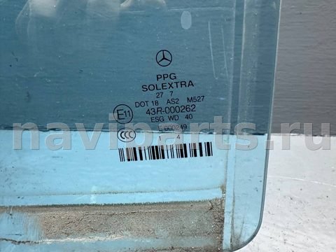 Стекло двери задней левой Mercedes E W211, 2007 г., арт. B92376368, фото 2