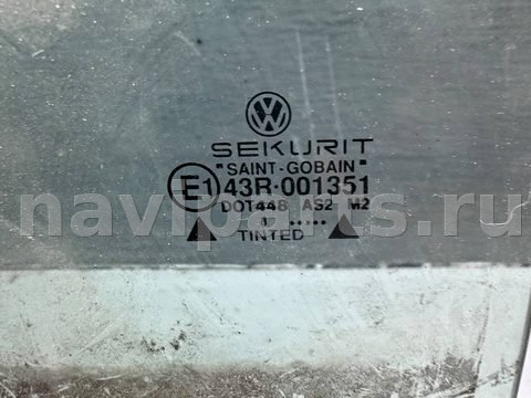 Стекло двери задней левой Volkswagen Golf, 1991 г., арт. B93426871, фото 2