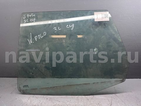 Стекло двери задней левой Volkswagen Polo, 1998 г., арт. B93474730