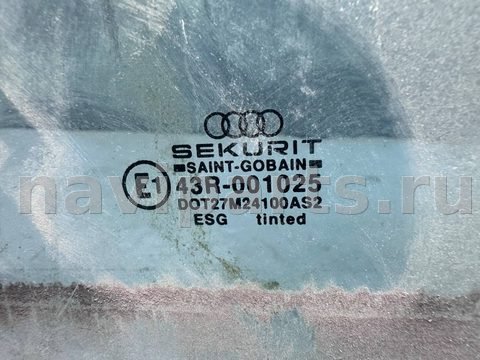 Стекло двери задней левой Audi 100 C4, 1992 г., арт. B93476083, фото 2
