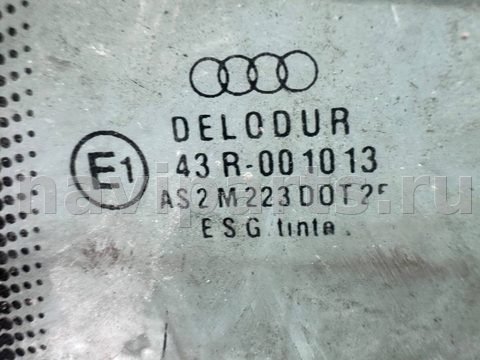 Стекло двери задней левой Audi 80 B3, 1990 г., OEM 893845025, арт. B93611259, фото 2