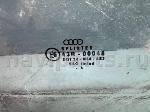 Стекло двери задней левой Audi A6 C5 (S6,RS6), 2003 г., арт. B93694984, фото 2