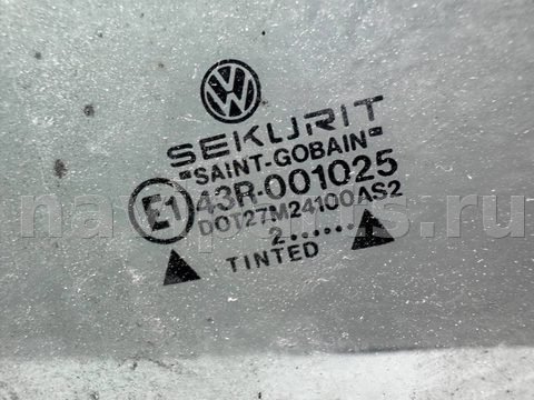 Стекло двери задней левой Volkswagen Passat B3, 1992 г., OEM 333845205, арт. B93734816, фото 2