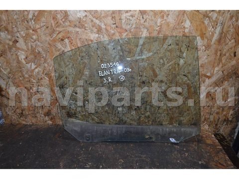 Стекло двери задней правой Hyundai Elantra, 2002 г., арт. 023516