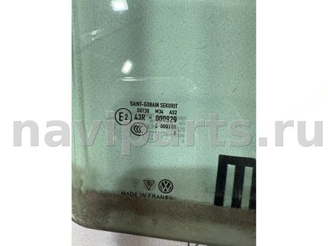 Стекло двери задней правой Volkswagen Touareg, 2012 г., OEM 43R000929, арт. 103751308_2, фото 3