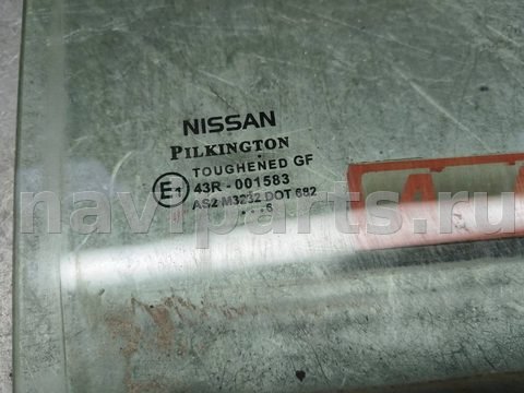 Стекло двери задней правой Nissan Note, 2005 г., арт. 107773, фото 2