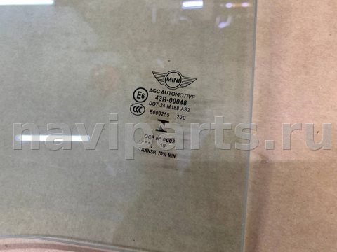 Стекло двери задней правой Mini Cooper, 2016 г., OEM 51357320288, арт. 10941, фото 2