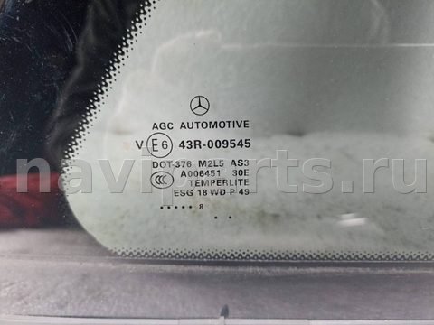 Стекло двери задней правой Mercedes GLE W166, 2018 г., арт. 12181, фото 2