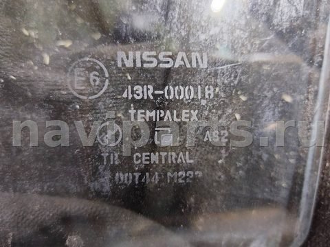 Стекло двери задней правой Nissan Sunny B12, 1986 г., арт. 146900, фото 4