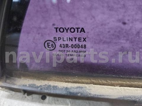 Стекло двери задней правой Toyota Avensis рестайлинг, 2006 г., арт. 156075, фото 2