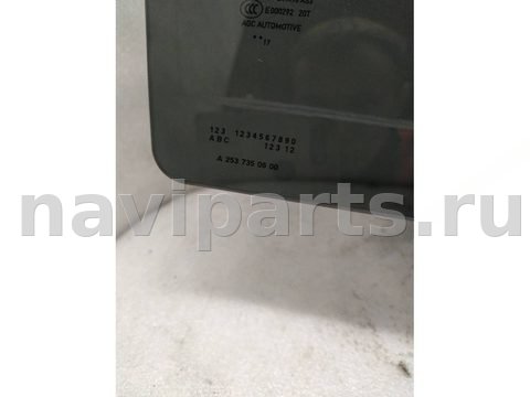 Стекло двери задней правой Mercedes GLC X253, 2017 г., OEM A2537350600, арт. 18162, фото 4