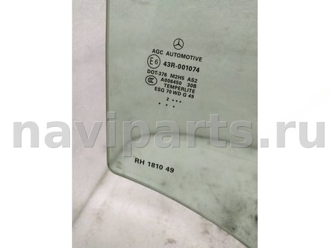 Стекло двери задней правой Mercedes ML W166, 2013 г., OEM 43R001074, арт. 20569, фото 2