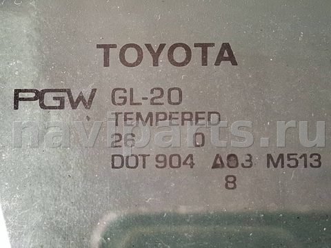 Стекло двери задней правой Toyota Sienna, 2011 г., арт. 317799, фото 5