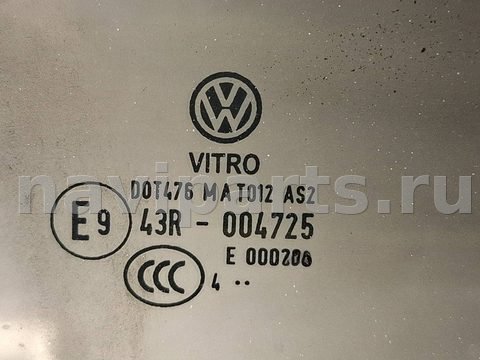 Стекло двери задней правой Volkswagen Passat USA, 2015 г., OEM 43R004725, арт. 321713, фото 3