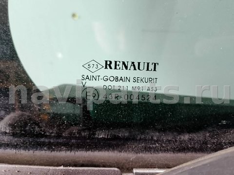 Стекло двери задней правой Renault Megane, 2009 г., арт. 92818608