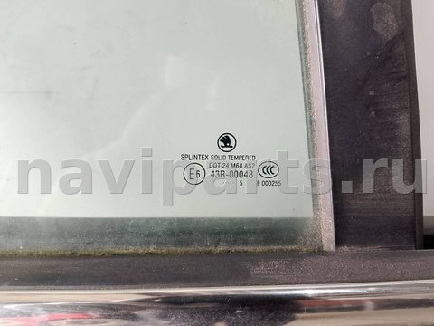 Стекло двери задней правой Skoda Superb, 2003 г., арт. 92838981