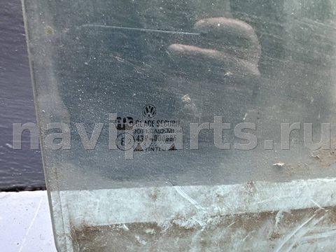 Стекло двери задней правой Volkswagen Golf, 1993 г., OEM 1H9845206A, арт. B111250062, фото 2