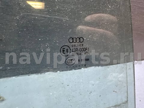 Стекло двери задней правой Audi A6 C5 (S6,RS6), 2004 г., OEM 4B9845206B, арт. B111251504, фото 2