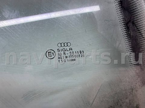Стекло двери задней правой Audi 80 B3, 1990 г., OEM 893845026, арт. B113474955, фото 2