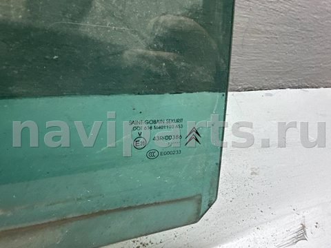 Стекло двери задней правой Citroen C4 Grand Picasso, 2007 г., арт. B113539600, фото 2