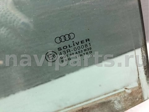 Стекло двери задней правой Audi A6 C5 (S6,RS6), 2000 г., OEM 4B5845206B, арт. B67590003, фото 2