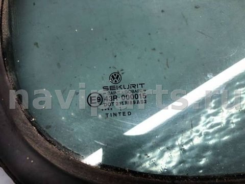 Стекло двери задней правой Volkswagen Polo, 2001 г., OEM 6N3845042C, арт. B78564006, фото 2