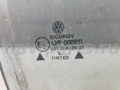 Стекло двери задней правой Volkswagen Passat B4, 1995 г., арт. B98663244, фото 2