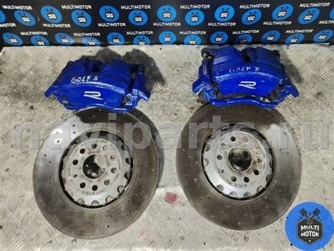 Суппорт передний левый Volkswagen Golf R, 2021 г., арт. 00114118