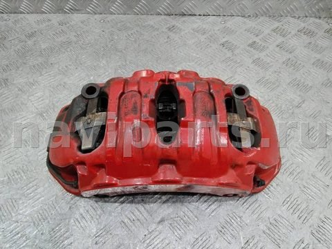 Суппорт передний левый Porsche Panamera, 2011 г., OEM 7PP615123, арт. 107445