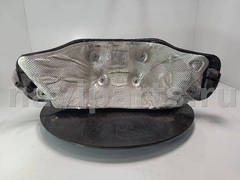 Тепловой экран глушителя Volkswagen Touareg, 2019 г., OEM 4M0819523, арт. 167441