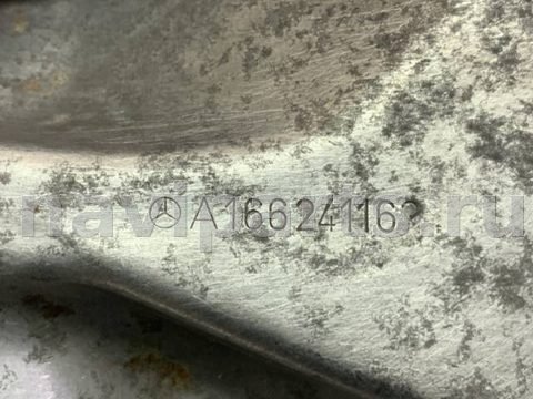 Тепловой экран глушителя Mercedes GLE W166, 2017 г., OEM A1662411634, арт. 2979, фото 4