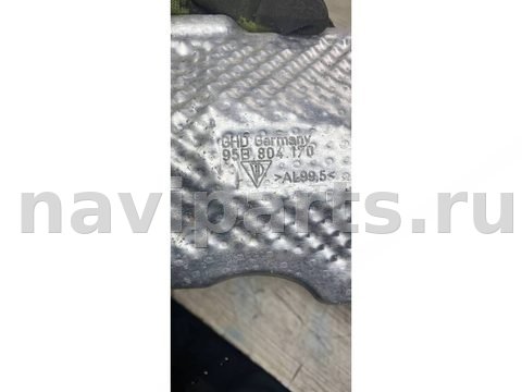Тепловой экран глушителя Porsche Macan, 2019 г., OEM 95B804170, арт. 344-3, фото 3