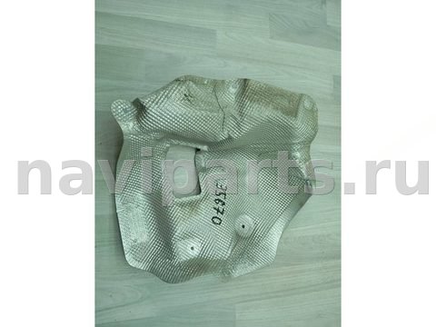 Тепловой экран глушителя BMW 8 G14/G15/G16, 2020 г., OEM 51487374759, арт. 35670